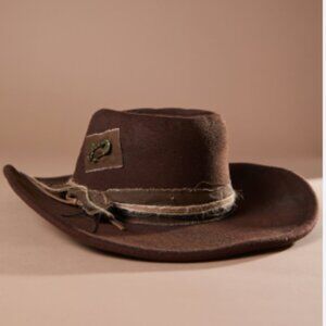 Altar'd State Vintage Val Western Suede Cowboy Hat